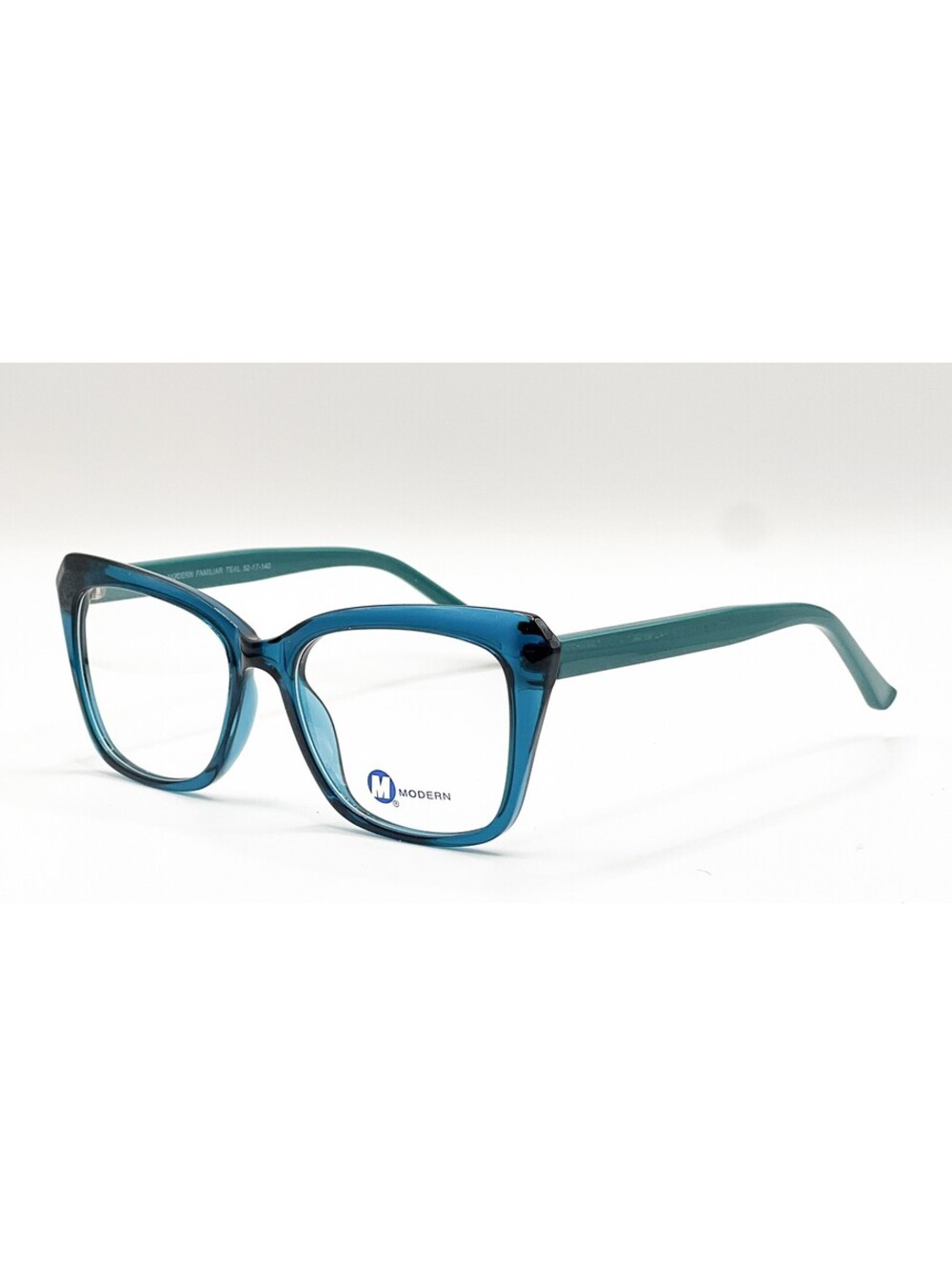 Modern Familiar Teal Cat Eye Authentic Eyeglass Frames 52-17-140